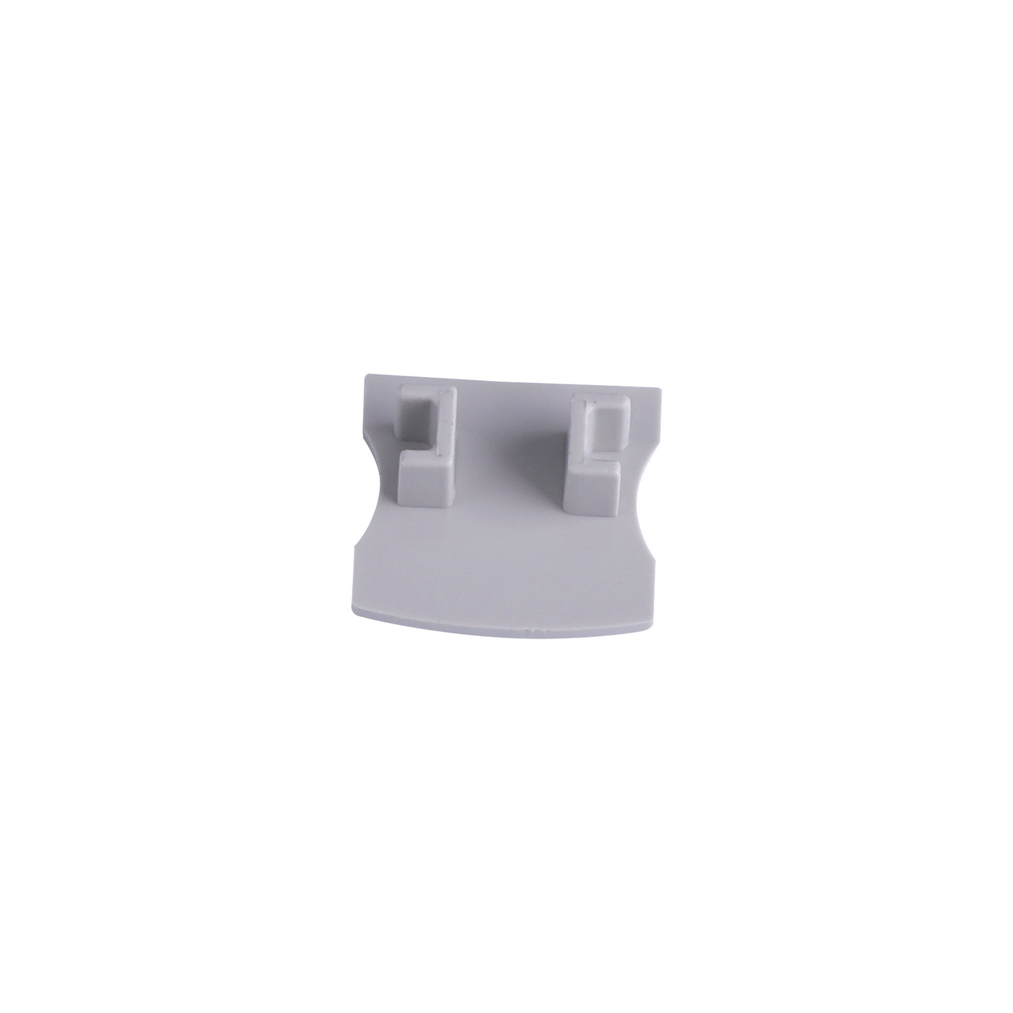Tiras 17.3 x 15.7mm Grey Profile End Cap Without Hole (1pc) for M7394
